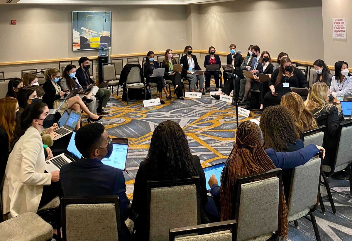 As day 3 of #NMUNNY2022 Week B comes to a close, we have seen some incredible amounts collaboration and we would like to applaud the inclusivity seen on this day! #futuredelegates #inclusivity #EmergingResilient