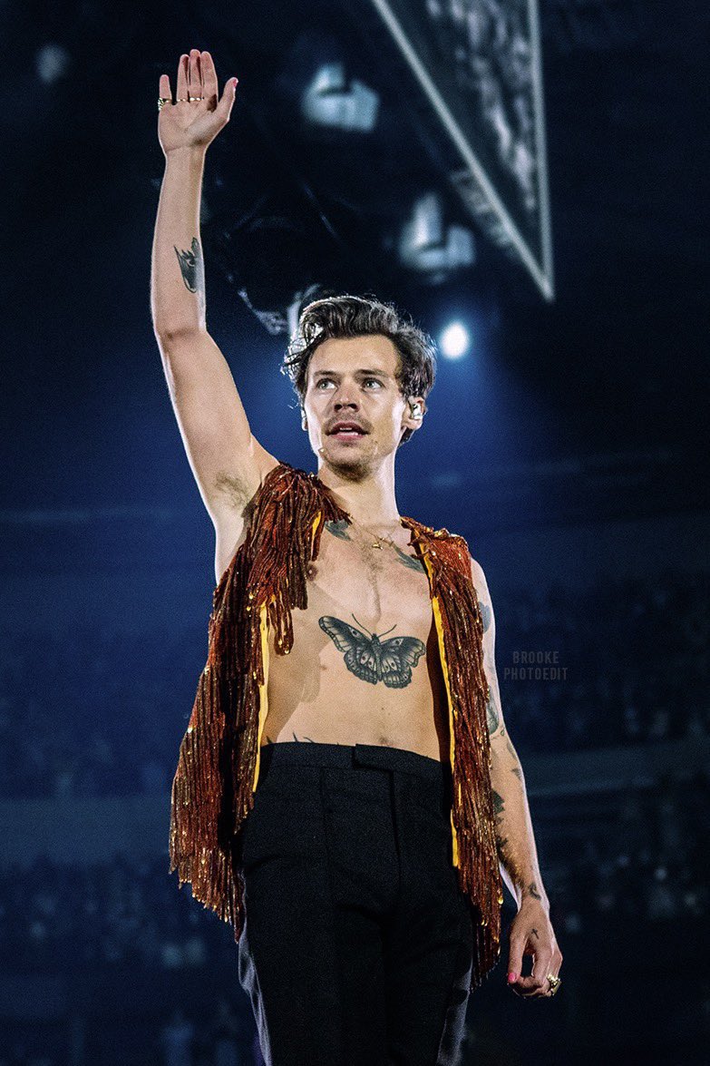 HLDTour's tweet photo. Harry Styles, live from UBS Arena. 
#LoveOnTourLongIsland 
11.28.21 

📸: @brookephotoedit https://t.co/7Noh0V3JZP