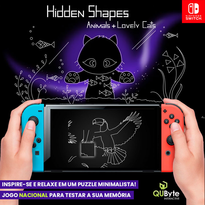 danielreen's tweet photo. #GIVEAWAY🎉#SORTEIO
Hidden Shapes: Animals + Lovely Cats é um puzzle 🇧🇷 que sai nessa quinta para todos os consoles e recebi 4 chaves de Nintendo Switch para vocês. Pra participar:

- Me segue ai
- 🔄+💙
- Marcar um amigo inteligente🧠

Libero as chaves na quinta (14/04) a noite! https://t.co/NIy0oOhzj1