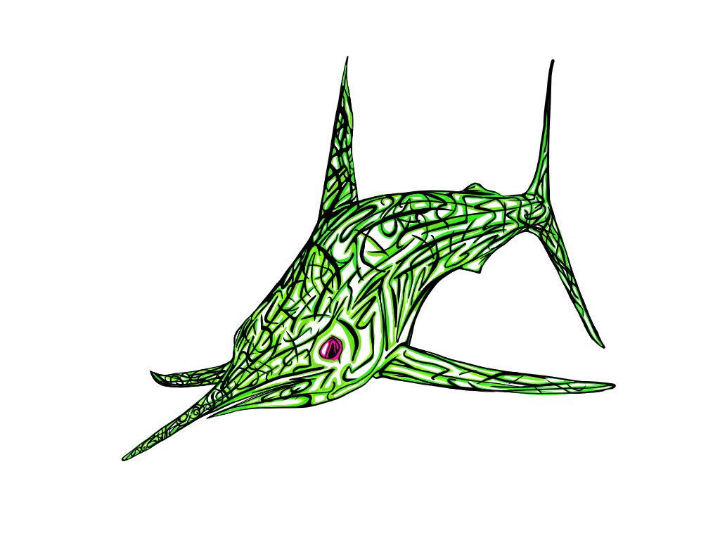LAF_Gallery's tweet photo. Watermelon Marlin Tribal...What background should I use? https://t.co/8qrAcb9XxK