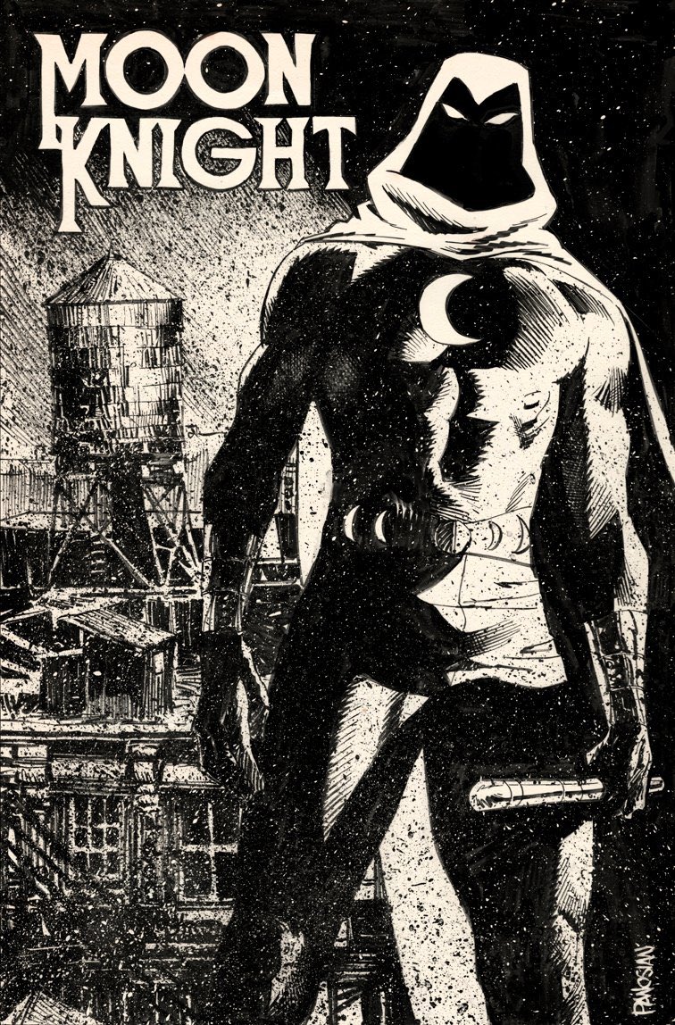 urbanbarbarian's tweet photo. #Moonknight 11”X17” Ink on Bristol Board https://t.co/wWTifo3o1D