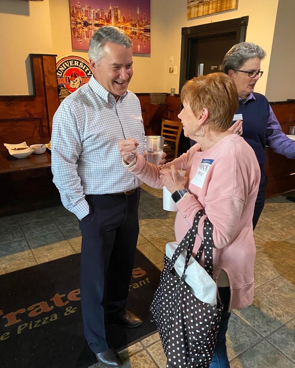JodyHiceGA's tweet photo. We had a great time at our Meet and Greet in Gwinnett last week!

These voters are ready to elect new leadership to the Secretary of State's office who will fight to ensure that Georgia's elections are free, fair, and SECURE! Let's #BootBrad and #RenewIntegrity in our elections! https://t.co/3nrfhcGF51