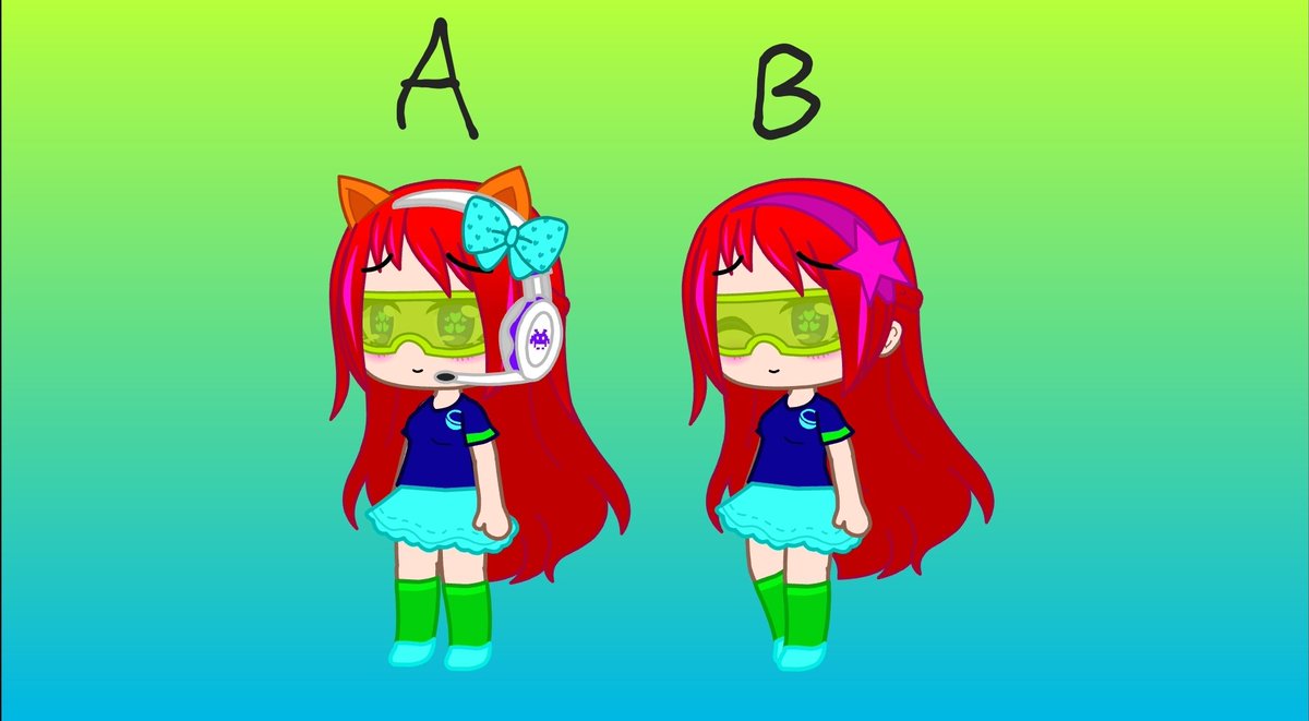 ClubBoy2020's tweet image. Which one should I use Amity's avatar?

A. With four accessories.
B. Two accessories.