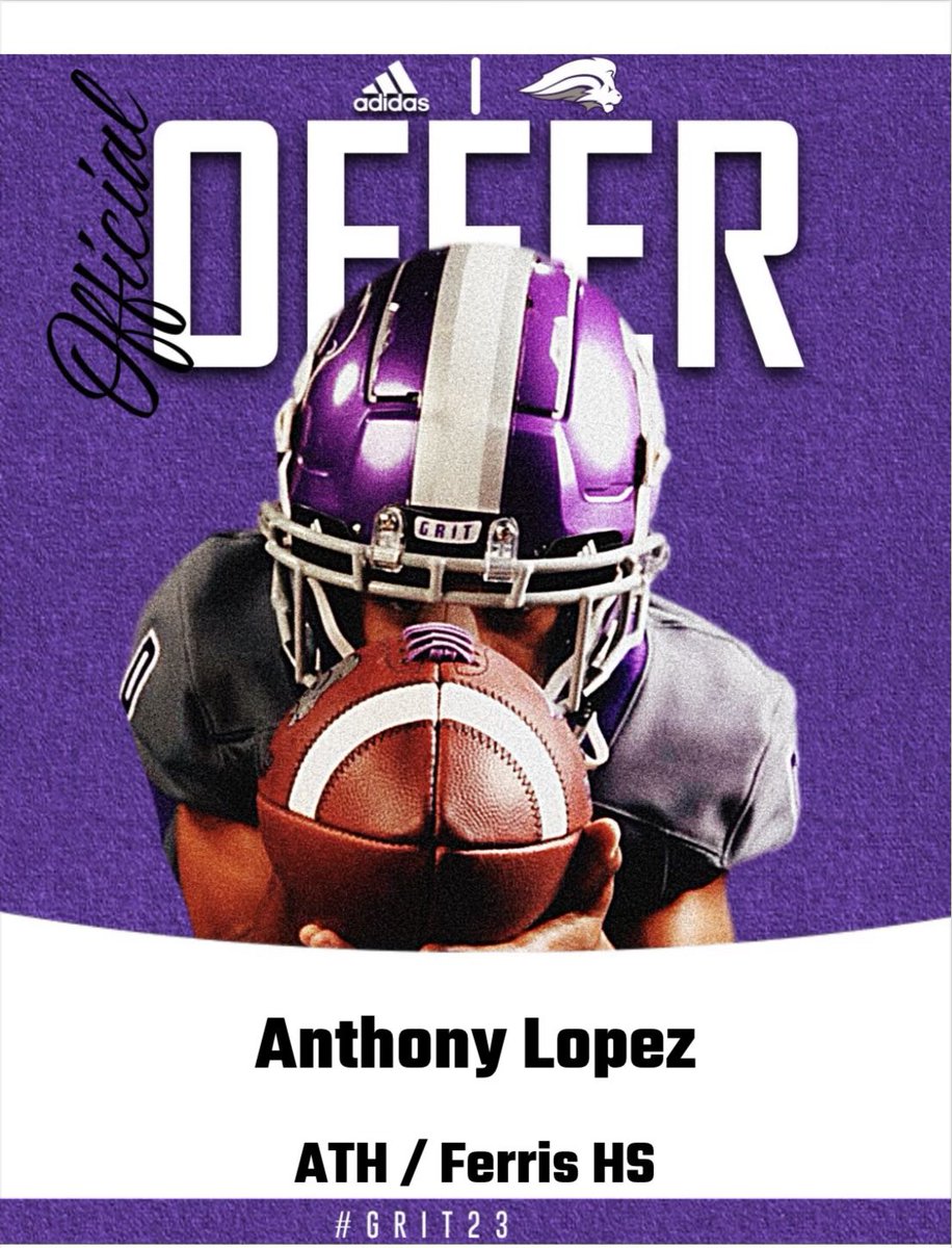 7Anthonylopez's tweet photo. Blessed to receive my 1st Offer from SAGU #UNCOMMN #BrickTown 🧱 @TrustMyEyesO @StevenGreek1 @FerrisFB_ @coachrsmith12 @SAGU_Football  @CoachP2827 https://t.co/vlaPW60gvm