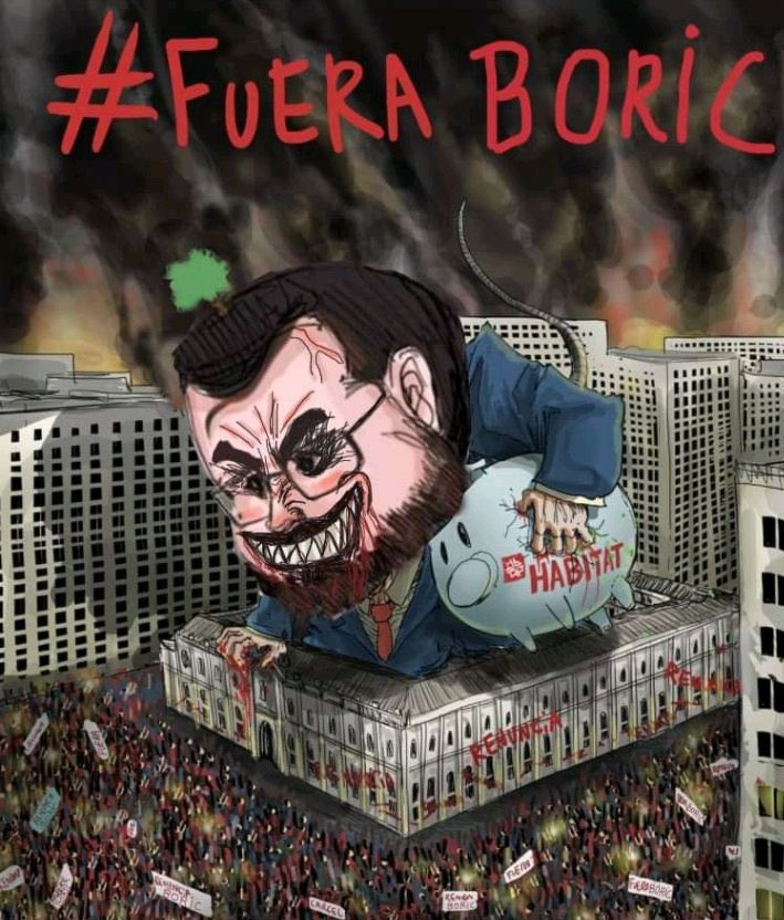 abucrowcl's tweet photo. #SeVieneElZarpazo #QuintoRetiro100xCiento #BoricNoEsMiPresidente #BoricNoSeLaPuede https://t.co/2CrmftmrN9