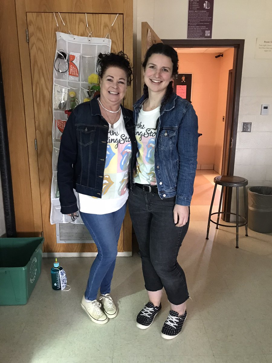 Twinning with my girl Ms.Rieder ❤️Spirit Week LHS
