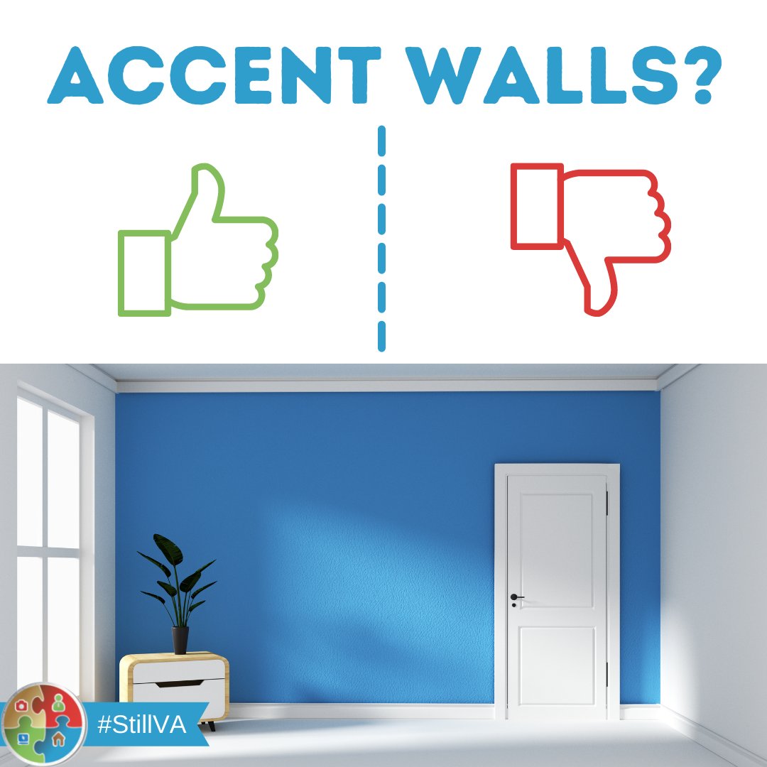 SVAServicesLLC's tweet photo. How do you feel about accent walls? Do they liven up a space? Real estate agents, we want your opinion too! Do you think they effect resale value? https://t.co/mrnTPgM0Cf