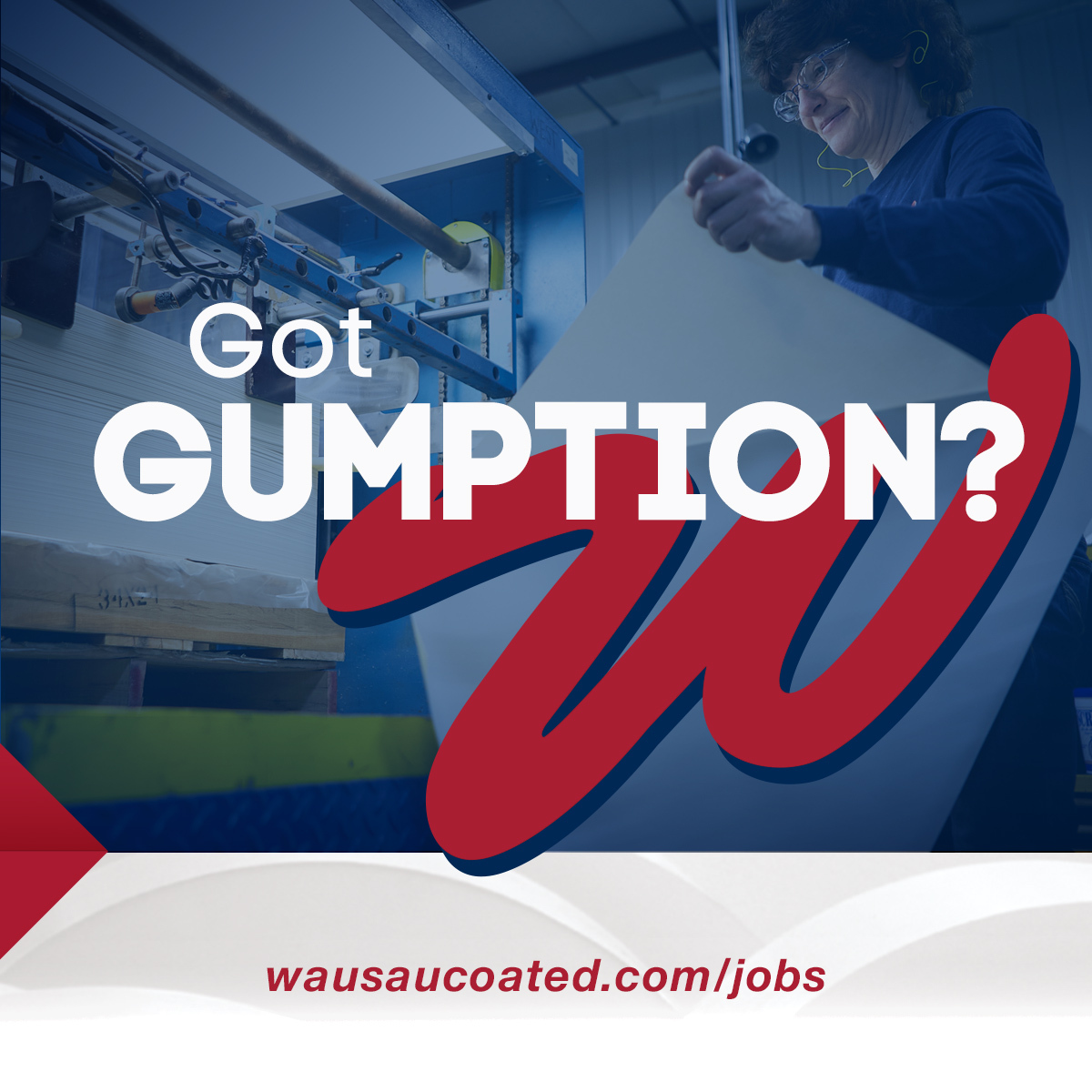 Have you got what it takes to work at Wausau Coated? We’re looking for creative, dedicated, and passionate people to join our team. 
#gotgumption #getCoated #hiring #manufacturing #careers #Wausau #Wisconsin #expertsinwhatif