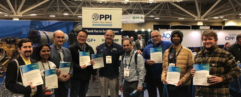 PPIplasticspipe's tweet photo. Many thanks to Dr Mo Najafi (university of Texas, Arlington), Dr Dan Koo (IUPUI, Indianapolis) and Dr Gondle (UMass) and their students for visiting the PPI Booth 116 at No Dig!
#NoDigShow #PPI #HDPE https://t.co/qA7OUZRoOe