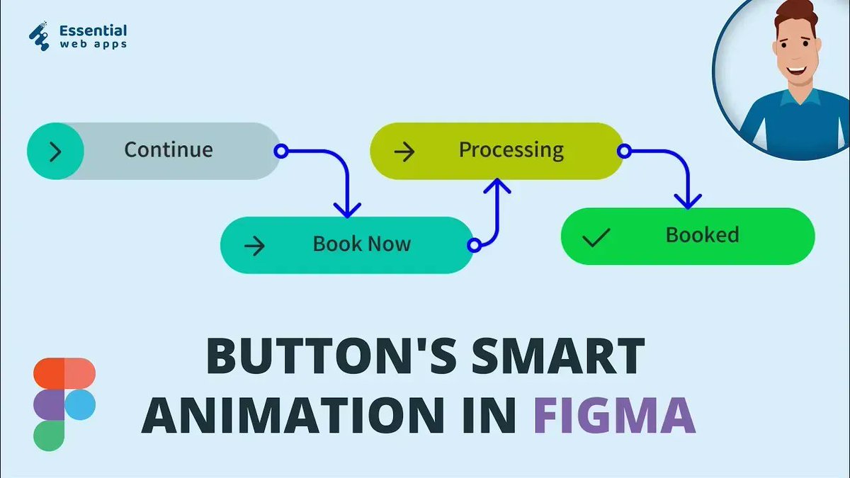 essentialwa's tweet photo. 🔗https://t.co/2uNwh9L94K
💥Figma #Button Animation using Figma Smart Animation
💥 #Figma Button Variants
💥Figma Hover Effect
#Figmawebsite #servicesection #designinspiration #websitedesign #hover #hovereffect #CSS #csstricks #uiuxdesign #blogpost #UI #ReactJS @essentialwa https://t.co/Ums5adputm