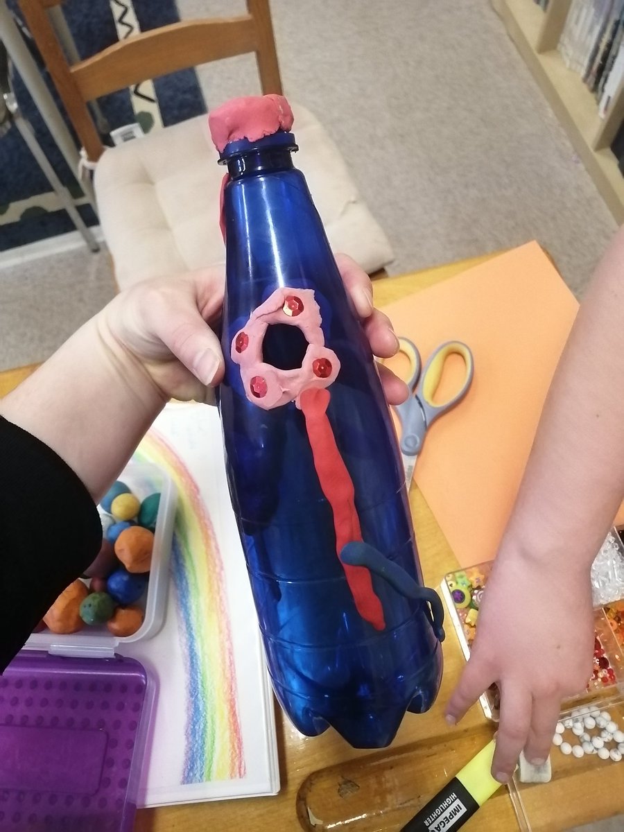 ed_jord's tweet photo. Wrapping up final projects for "plastics" unit. Ss are challenged to invent a solution for our "plastic problem"... asked to think as unrealistic as possible. 1 student invented a new human organ that helps us eat and process plastic in our bodies🤯! This is why I love teaching! https://t.co/qDLw40xaHc