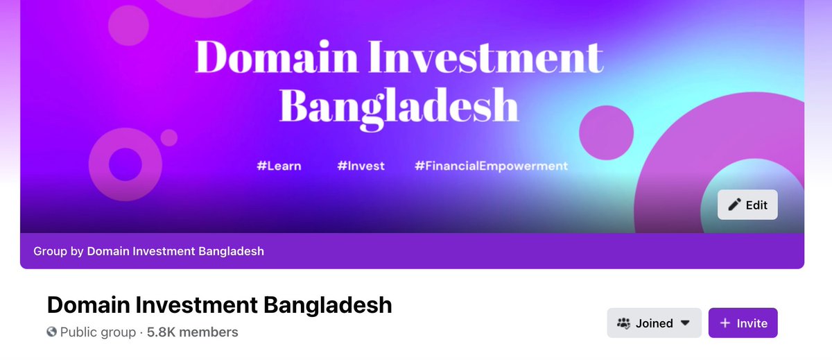 When I've started learning about #DomainNames there were no #Domain #Investment community in #BD. I started this FB group from the scratch and now it has thousands of active members. Hundreds of people are into #Domaining now and getting sale regularly. 

Empowerment  Contd.....