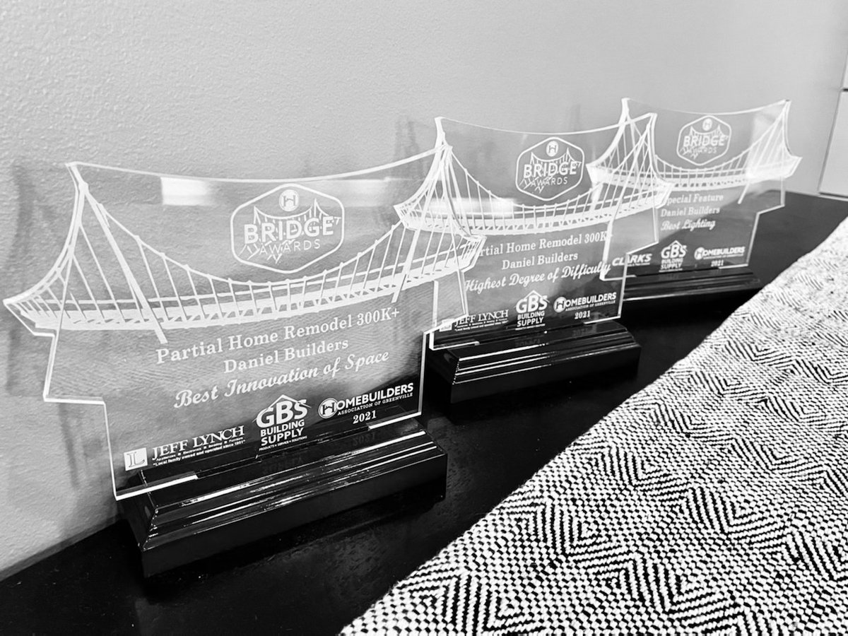 DanielBuildsInc's tweet photo. Three more to add to our collection. #bridgeawards
1) Best Innovation of Space
2) Highest Degree of Difficulty
3) Best Lighting https://t.co/2rzOn1qzHy