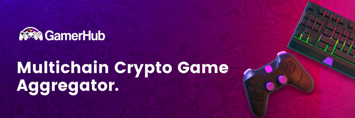 Gamer_hub_io's tweet image. 🕹Multichain Aggregator for Metaverses, Games, Guilds and NFT marketplaces. 
"The 1inch of Gaming" 

#GAMERHUB ecosystem and product

GamerHub makes it easy for Gamers to have access, discover and play different games on different blockchains all together under one roof.