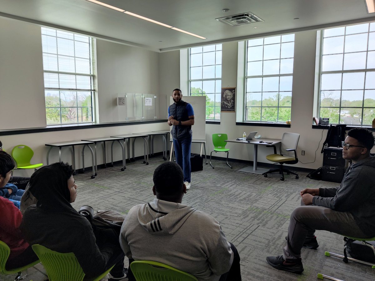 Joel Garcia (@joel_garciaruiz) on Twitter photo We finished up career vs job <a href="/AustinMustangs/">AustinMustangsHISD</a>
<a href="/goldnikecheck/">Kemonta Jackson</a> shared his journey with our gentlemen.
#HISDMentoring
<a href="/HISD_ATMP/">ATM Project</a> @WilsonATMP @DerrickEmanuel2 @krollins41 <a href="/UHDCMM/">Call Me MiSTER - UHD</a> <a href="/CarlosCLarios1/">Carlos C. Larios</a>
<a href="/AHSWraparound/">Austin H.S. Wraparound</a> We finished up career vs job <a href="/AustinMustangs/">AustinMustangsHISD</a>
<a href="/goldnikecheck/">Kemonta Jackson</a> shared his journey with our gentlemen.
#HISDMentoring
<a href="/HISD_ATMP/">ATM Project</a> @WilsonATMP @DerrickEmanuel2 @krollins41 <a href="/UHDCMM/">Call Me MiSTER - UHD</a> <a href="/CarlosCLarios1/">Carlos C. Larios</a>
<a href="/AHSWraparound/">Austin H.S. Wraparound</a>