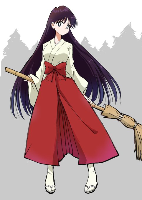 お題バコ〜 巫女さん姿の火野レイchan 