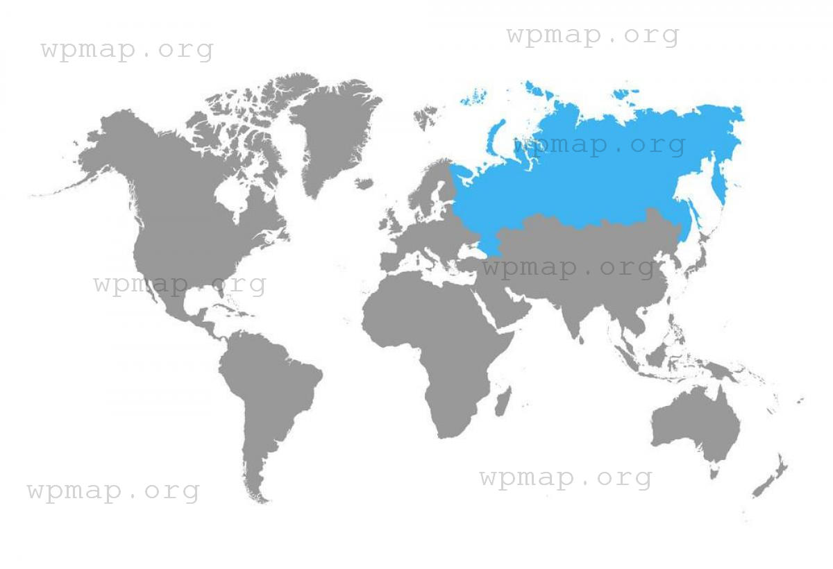 Wpmap On Twitter Russia On World Map Map World Earth Https T Co Large