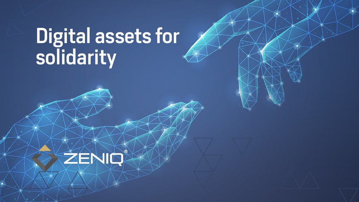 YuriGoldman7's tweet photo. In the midst of the Ukrainian conflict, digital assets have revealed themselves to be a fundamental means for solidarity donations.

Once more the sector proves itself to be a main player at the social and economic table in the world ❤️‍🔥❤️‍🔥

 #ZENIQ_HUB #ZENIQ_APP https://t.co/Ok4J0Zl43e