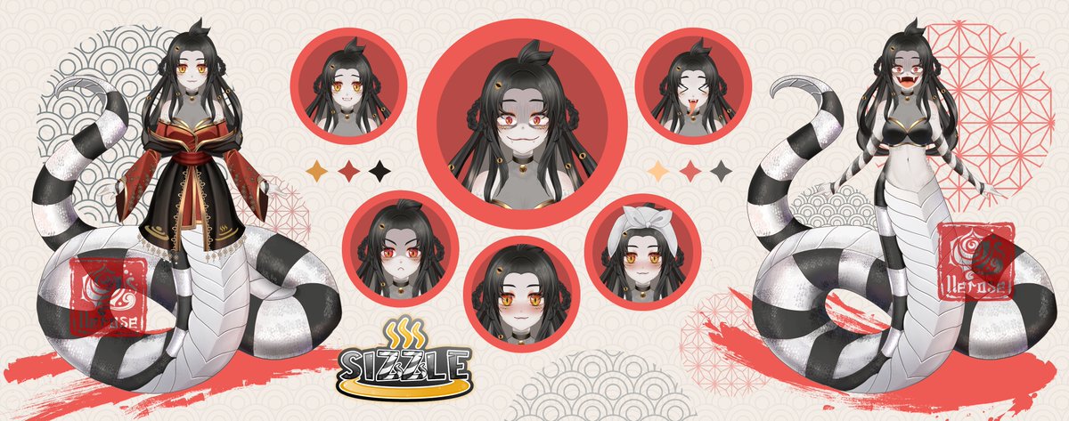 SizzleVTuber's tweet image. Are you aware of what lurks in the dark?

Now I welcome you to the Sizzle 2.0 waiting room... why don't you stay for a bit?

🐍Art by the wonderful: @llerose91 
🐍Twitch: twitch.tv/slitheringsizz…
🐍Archive: youtube.com/channel/UCtZWU…

#llerosefamily #ENVtuber #Vtuber