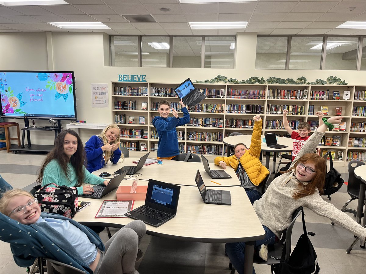 ceslibrarymed's tweet photo. We started working with #MinecraftEdu this morning and to say this group was excited, is a major understatement! They were PUMPED and couldn’t stop screaming! 😧😧 https://t.co/iKvbLGNUuR