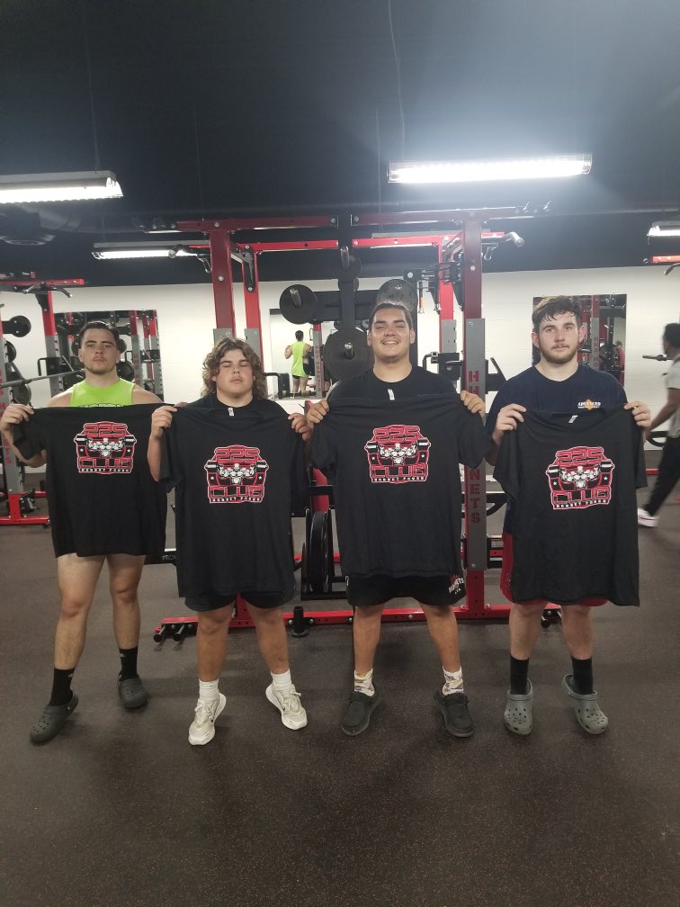 Added 4 new members to the 225lb club!!! <a href="/gaddy_grayson/">Grayson Gaddy</a> Wyatt Branscum Micah Gonzalez &amp; Blair Paulson. Class of 23 is throwing some weight around #BTA