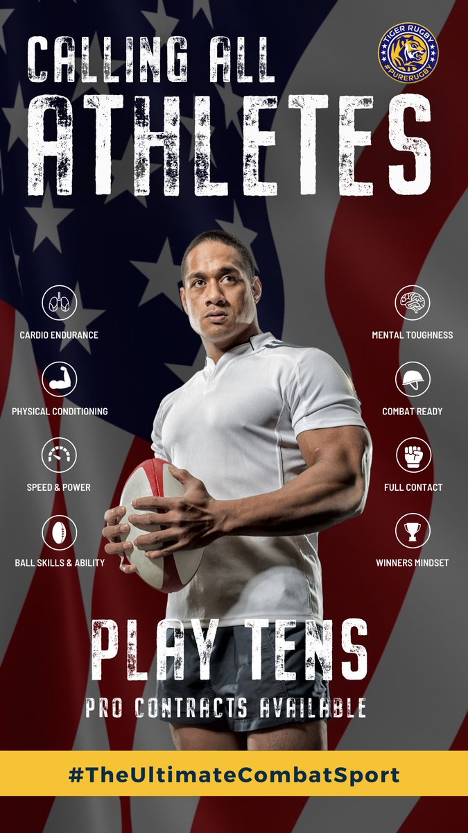 american_10s's tweet image. Calling all rugby athletes, the time has come! Register for our new combine happening on Sunday the 1st of May! Wellington, we’re coming for you. Register now via the link in our bio 🔗🏉 

#AmericanTens #SearchingForGreatness 
#procombine 
#collegeathlete 
#d1athlete