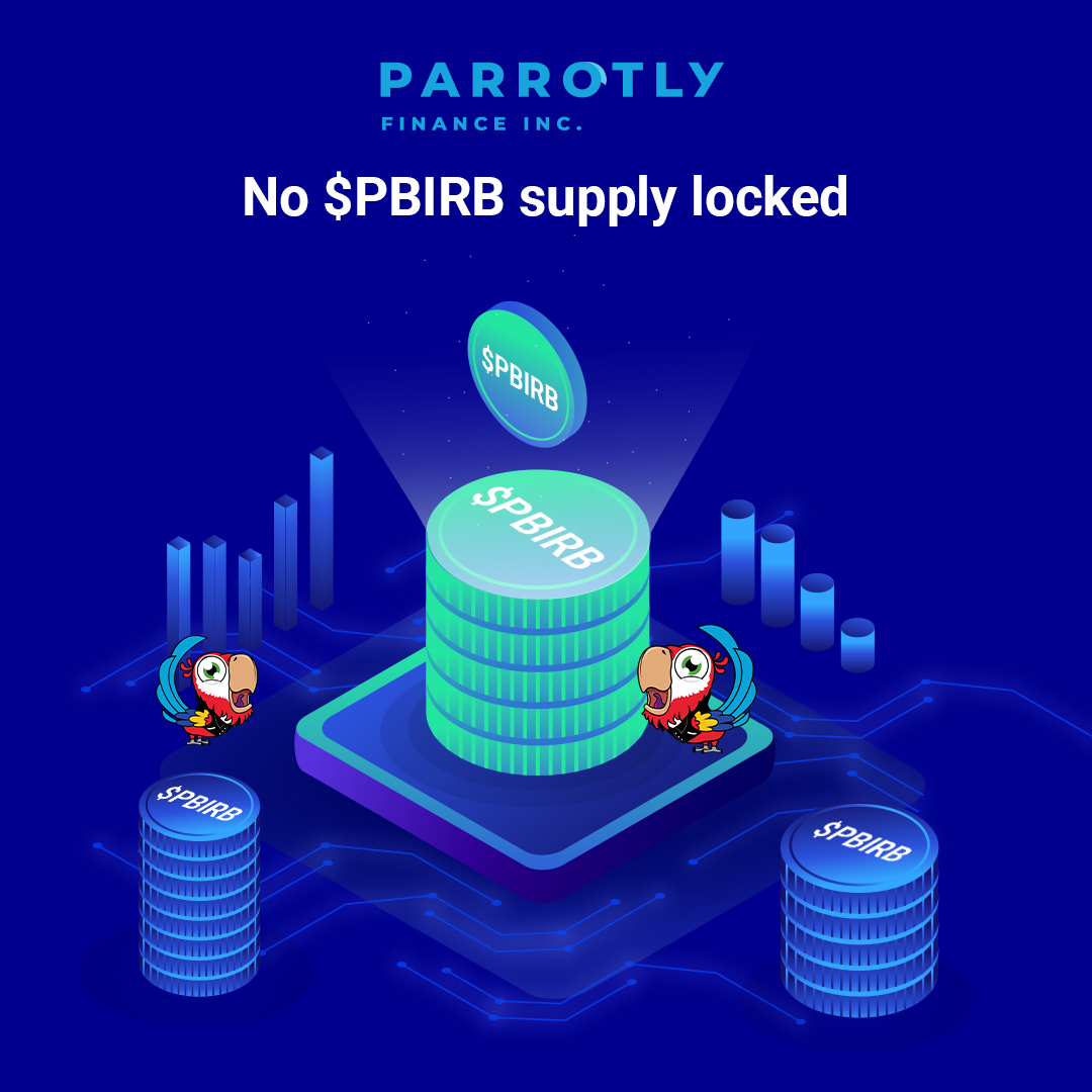 ParrotlyFinance's tweet image. We don't have any of the $PBIRB supply locked or reserved for Dev. Our strategy is to have all the supply available for trading so the ecosystem will continue running even if @ParrotlyFinance were to pull out of the #crypto world. 
#cryptocurrency #Polygon #blockchain