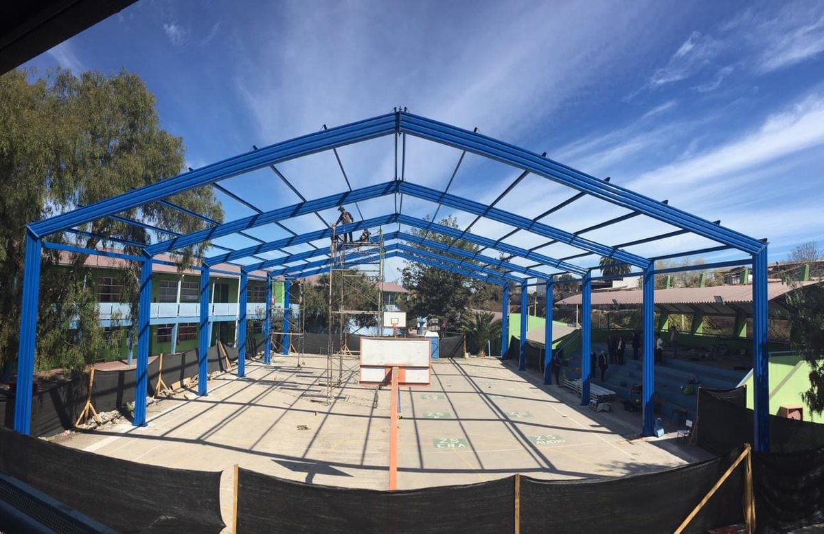 RNorteVerde's tweet photo. Construiran 3 nuevos gimnasios techados en Establecimientos Educacionales Municipales  de Ovalle https://t.co/DMv93uvqGe https://t.co/or5iONLDrh