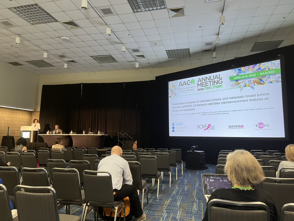 Adrianvlee's tweet image. Fantastic talk from Susana Garcia-Recio from @UNC_Lineberger on the @BCRFcure AURORA breast cancer metastasis project. Happy to lead the DCC for this work @UPMCHillmanCC @MageeWomens @psclive @PittCRC  @DBMI_Pitt #AACR22 #bcsm