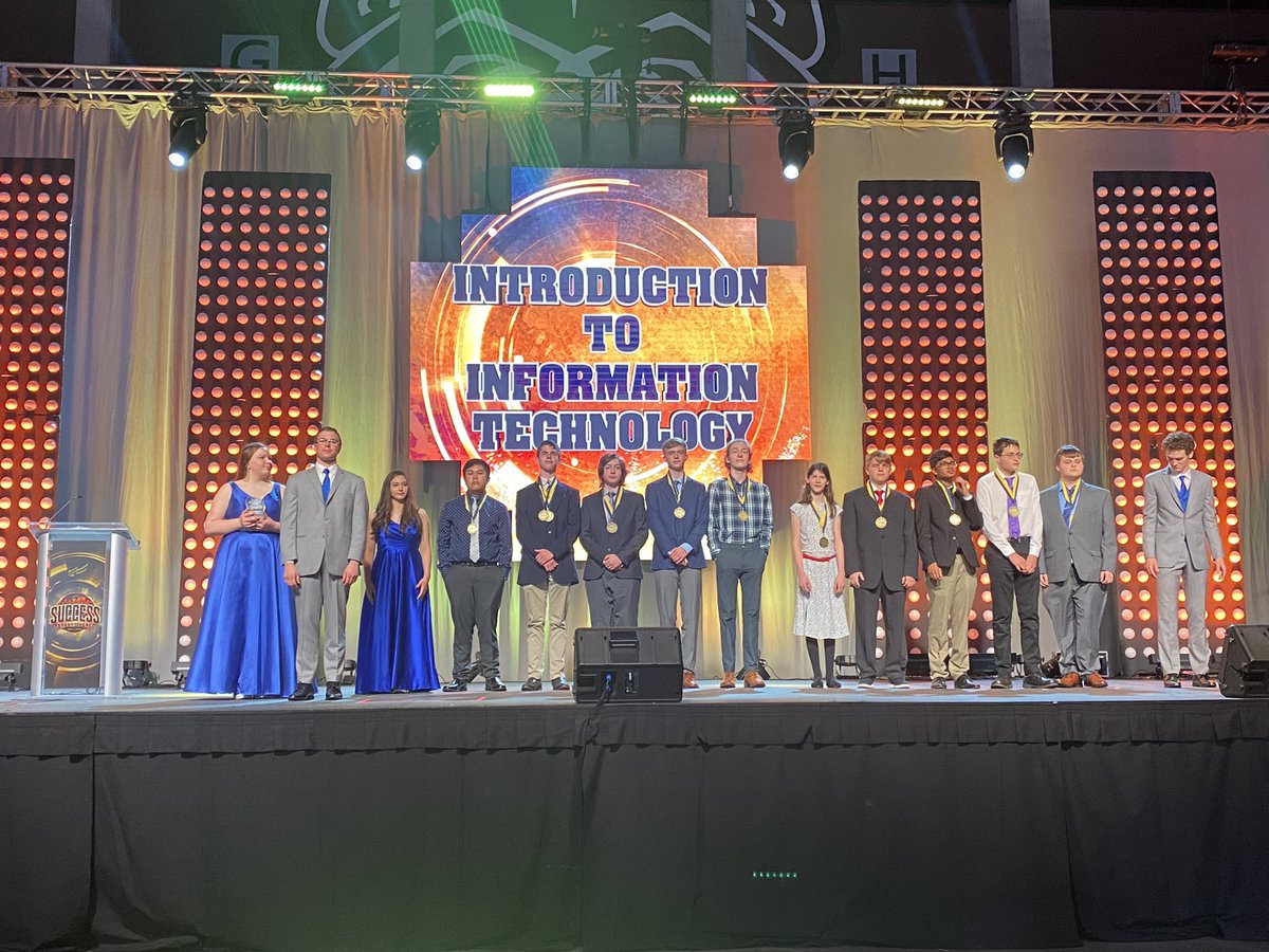 STJfbla's tweet photo. Big Congrats to Logan Pierce for making it on the big stage and placing 6th in the State in Introduction to Information Technology! We are so proud of you! #StjFBLASuccess #MOSLC22 @STJTigerSports @stjKristinLorts https://t.co/IUmuxrTFlC