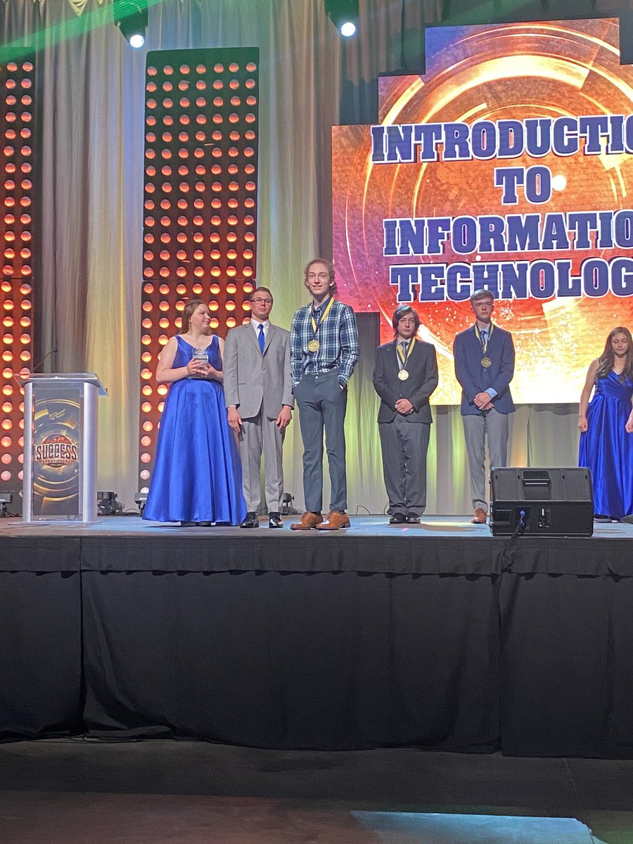 STJfbla's tweet photo. Big Congrats to Logan Pierce for making it on the big stage and placing 6th in the State in Introduction to Information Technology! We are so proud of you! #StjFBLASuccess #MOSLC22 @STJTigerSports @stjKristinLorts https://t.co/IUmuxrTFlC