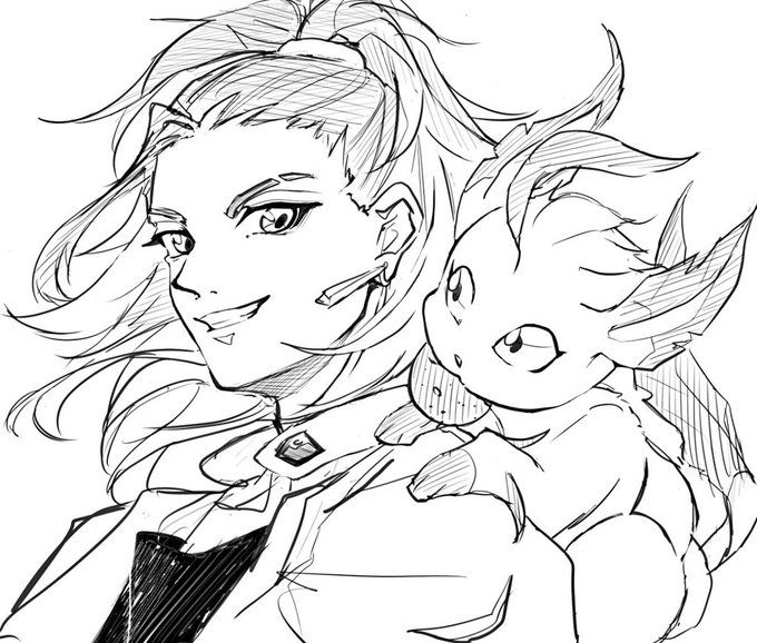 セキとリーフィア(落書き)
#LegendsArceus
#アルセウス 