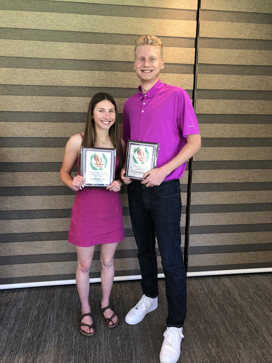 Congratulations to Soleil Gouzenne and Russell Weinbrecht for being selected as TVL Scholar-Athletes! Great job getting it done in the classroom, on the court and on the field. You’ve represented EHS very well!