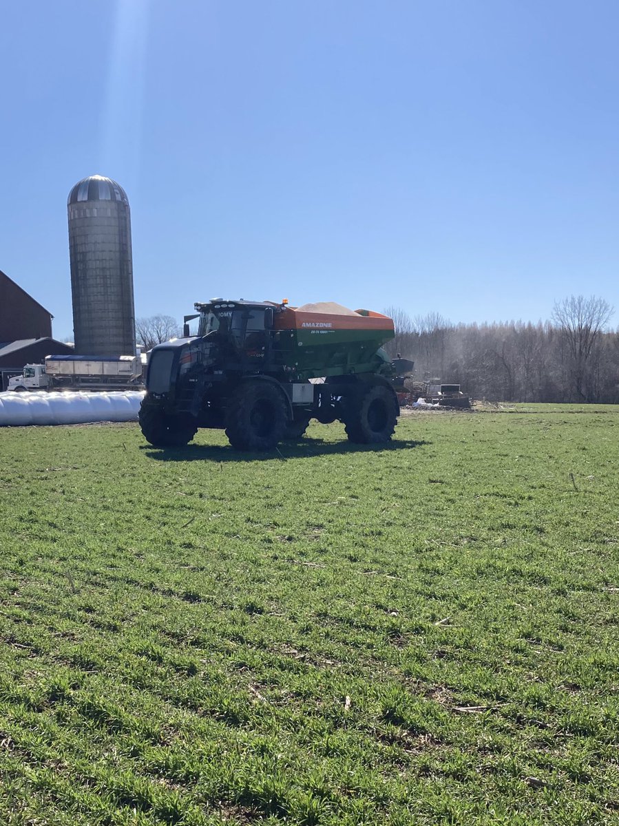 Beautiful field of rye to kickstart our 2022 fertilizer season! Looking forward to a great spring season! #plant22