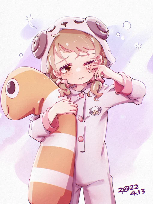 ねむねむおめざめ乃々ちゃん🐏 
