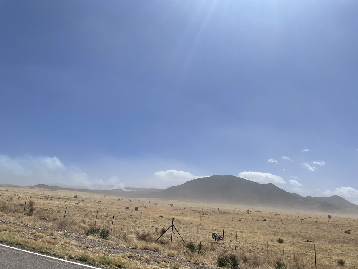 WroteElizabeth's tweet photo. New wildfire start in Nogal Canyon in Lincoln National Forest this afternoon in very windy conditions. @NMFireInfo #NMwx #NMFire https://t.co/ToLFIRHyBf