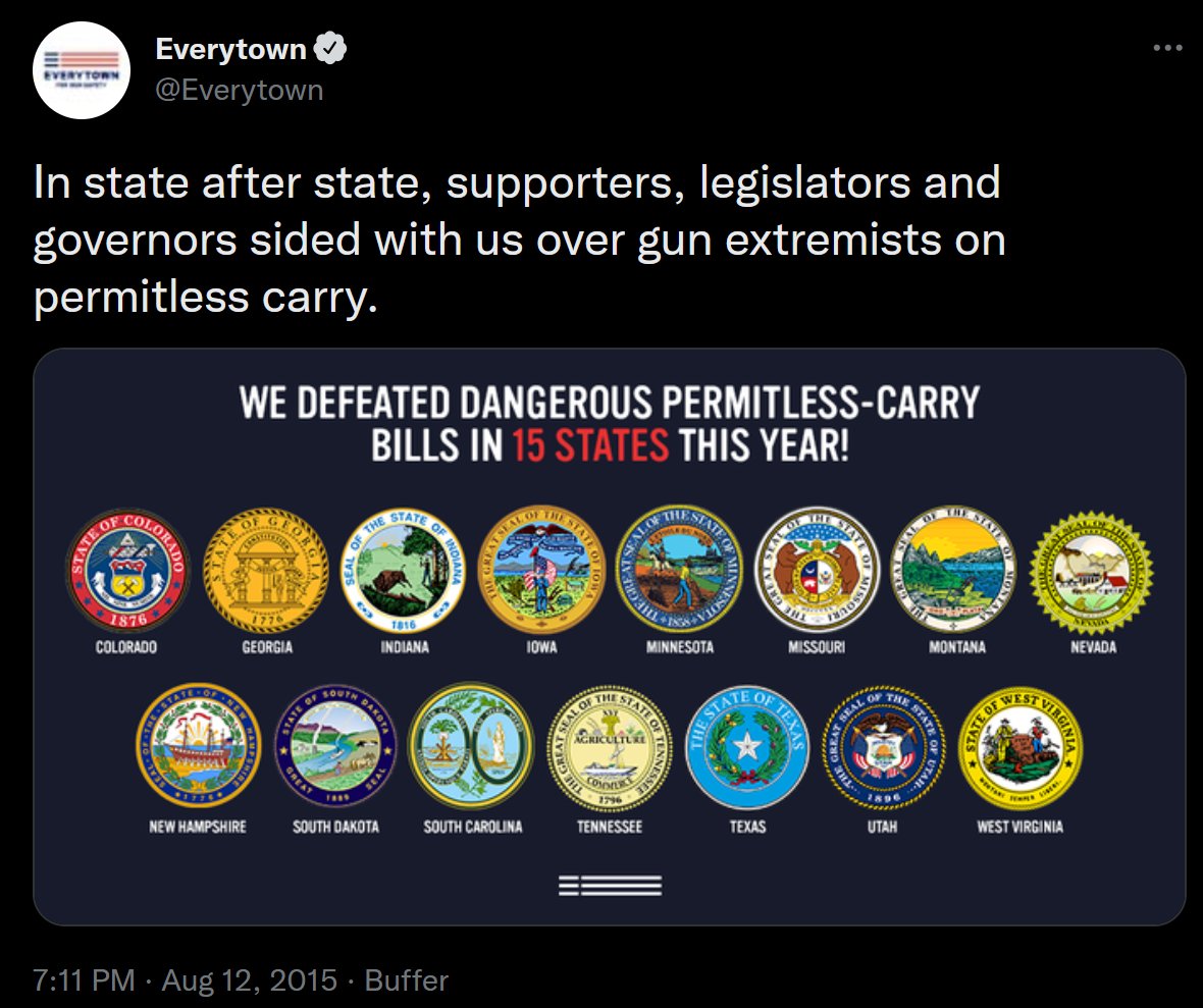 Firearms Policy Coalition on Twitter "Update 11 of those 15 states