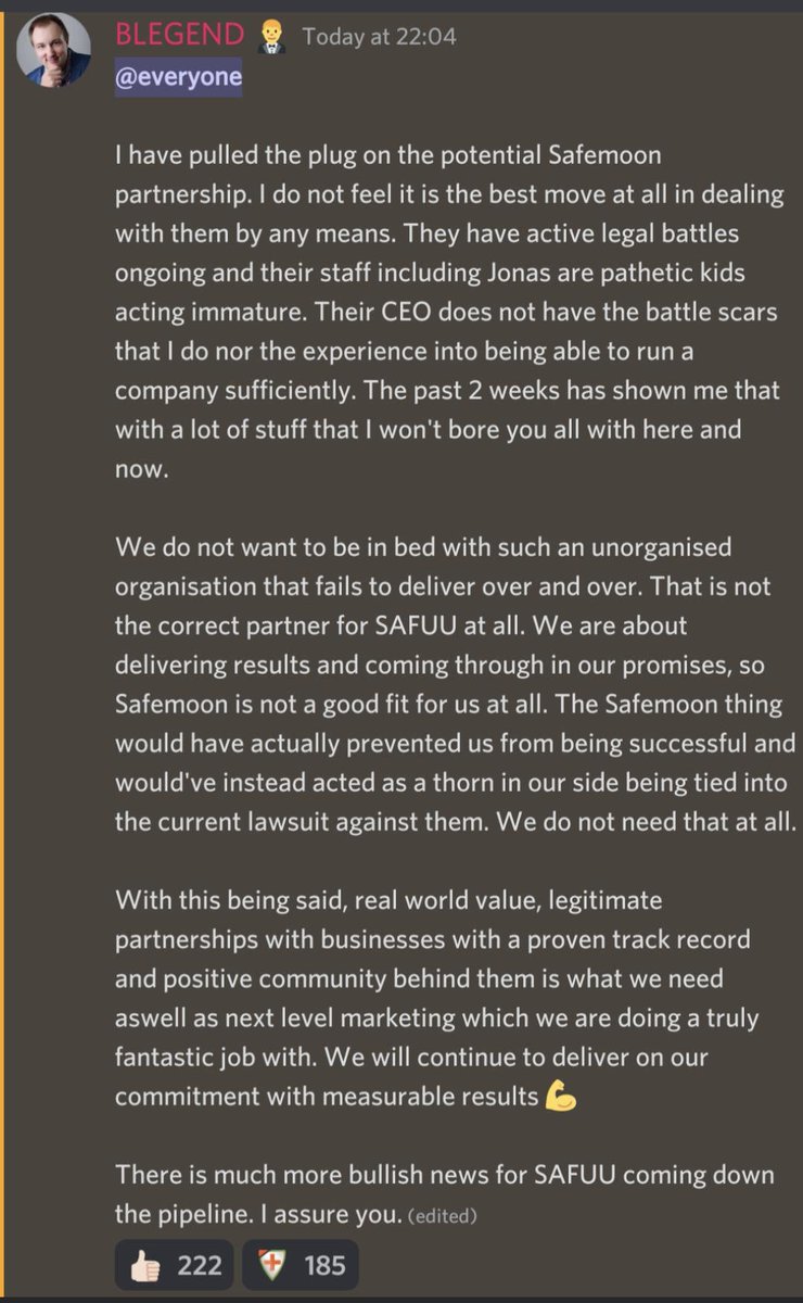 FaboisMe's tweet image. Wait what? 🤔😂
You don’t need #SAFEMOON ok bye ✌🏻👋🏻