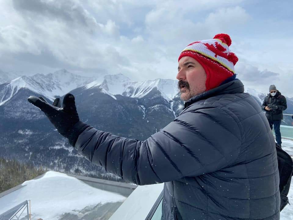 #TastyTuesday 
Today's post is brought to you by the letter "B"
•B for Beavertails, Karen Prell's treat!
•B for Banff, Canada's majesty on display.
•B for Brrrrr, it was so cold that I had to Bundle.
•B for Beanie aka Touque, Toque, or  Tuque that I still wear in L.A. today!