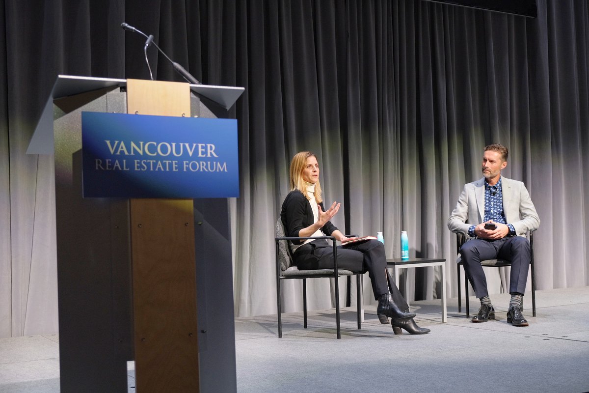 re_forums's tweet photo. ESG investing now represents 62% of professionally managed assets in Canada. Our lunchtime keynote at #VREF22 was a discussion on understanding impact investing between Christine Bergeron of @BankVancity and Luke Harrison of Catalysts Community Developments Society. https://t.co/IGxYTeKgxI