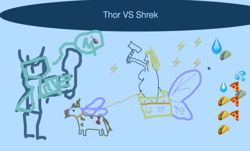 OpenSchoolOC's tweet photo. During Norse Mythology today our students and Amber, one of our Open school staff members, worked on Thor! Oh how fun😍 https://t.co/Dp6ALFS5BW