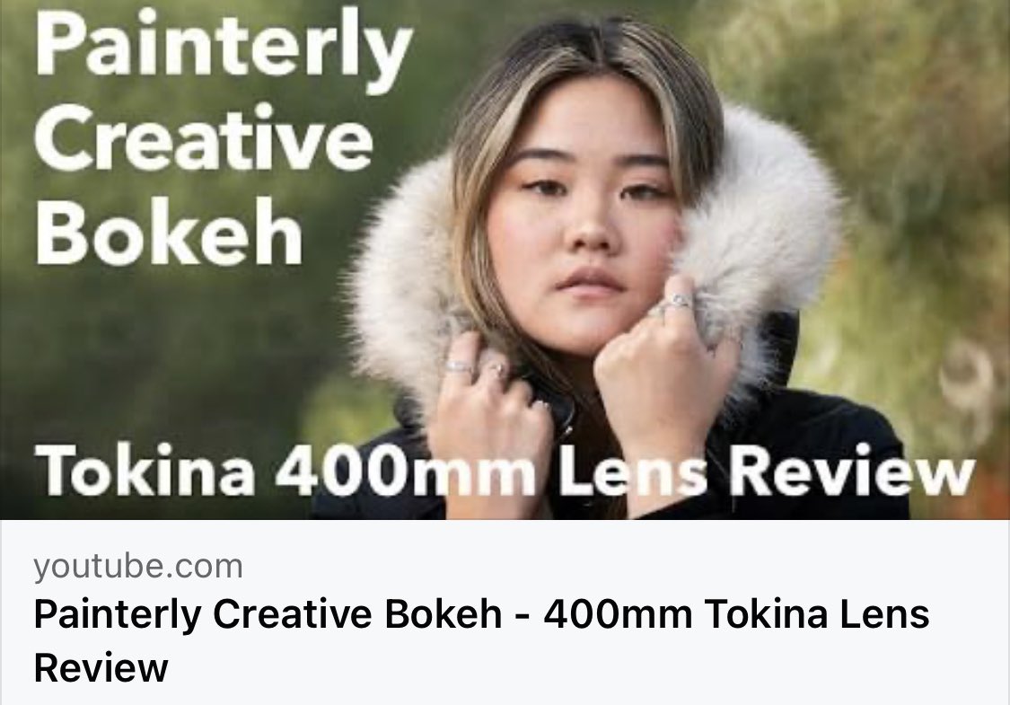 Love bokeh? This lens is for you 👉🏻youtu.be/kxc6Slomw1Y