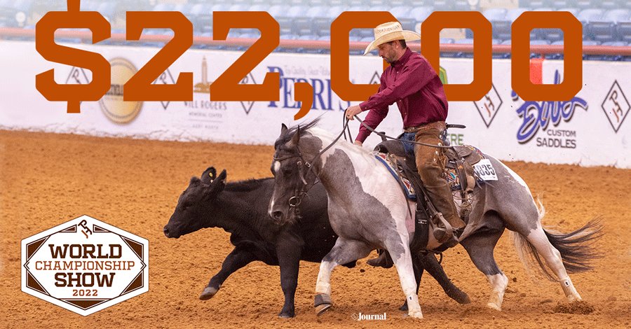 APHAnews's tweet photo. Cow horses, get ready to rumble at the 2022 APHA World Championship Show—there’s $22,000 earmarked just for you!
#PaintWorld #APHA #MarkedForGreatness https://t.co/YhGpnZN1kT