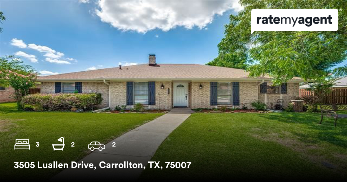 MistyMcMillan's tweet photo. 3 🛏 2 🛀 2 🚘
📍 3505 Luallen Drive, Carrollton, TX, 75007

My latest sale on #ratemyagent
https://t.co/tmNMzjRORa https://t.co/TOVoBeBVsC
