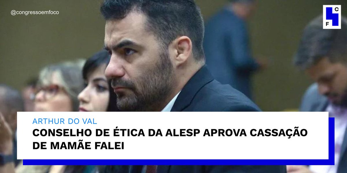 O Conselho de Ética da Alesp aprovou por unanimidade a cassação do mandato do deputado estadual Arthur do Val, conhecido como Mamãe Falei. Leia mais: mla.bs/7bd2f74b