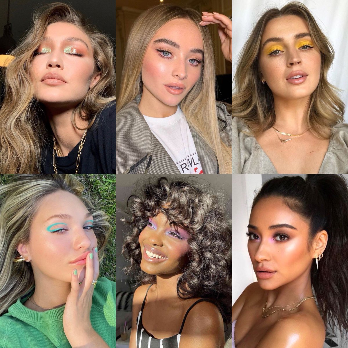 HCatNAU's tweet photo. vibing with these spring looks 🌸🌿 #nau #hercampus #spring #makeupinspo https://t.co/fW7o4ePn6a