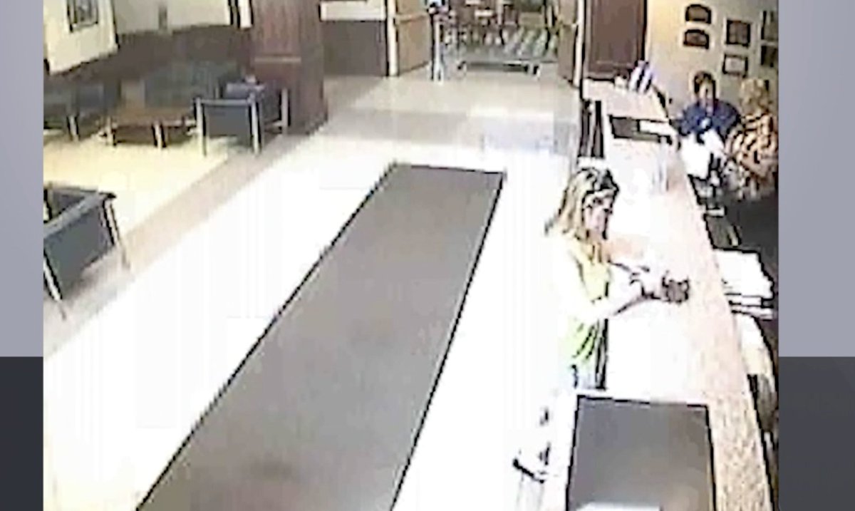 Billyjensen's tweet photo. Long Island Serial Killer update: Police finally release last known video of victim Megan Waterman from hotel lobby. https://t.co/HlSW7Kvb8T https://t.co/D5FvFGkwgx