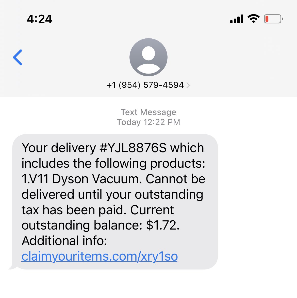 Scammers think they can get me with a free vacuum? Psshh. An <a href="/Dyson/">Dyson</a> Airwrap maybe. Data Brokers just don’t  sell quality targeted lists anymore.