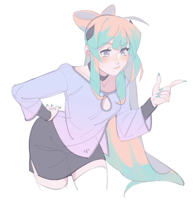 Hello, #PortfolioDay.
I draw girls. 