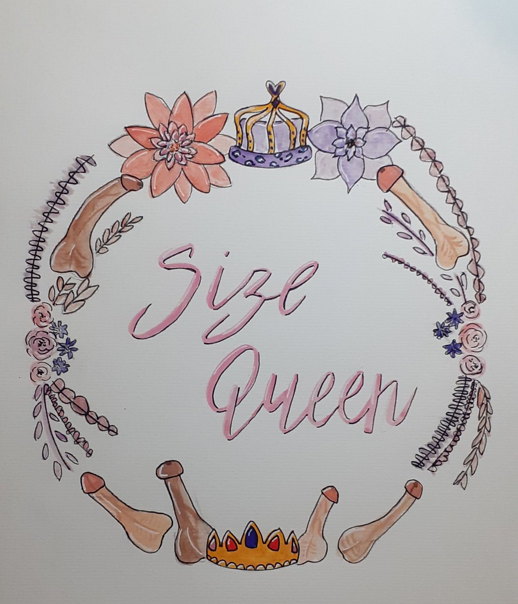 designednaughty's tweet photo. "Size Queen" available now in my Etsy Shop!

Tag your favourite size queens 👑 https://t.co/GkXBJq9iyF